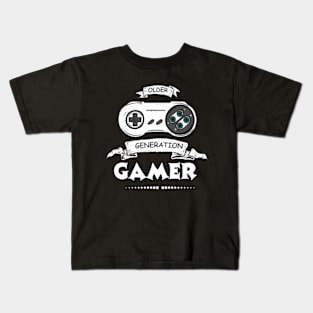 Video Older Generation Gamer Kids T-Shirt